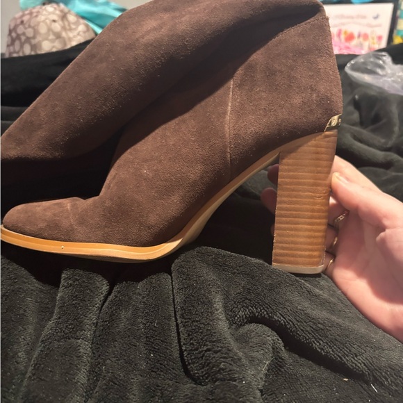 Michael Kors Regina Brown Suede Over-the-Knee Boots - Picture 4 of 9